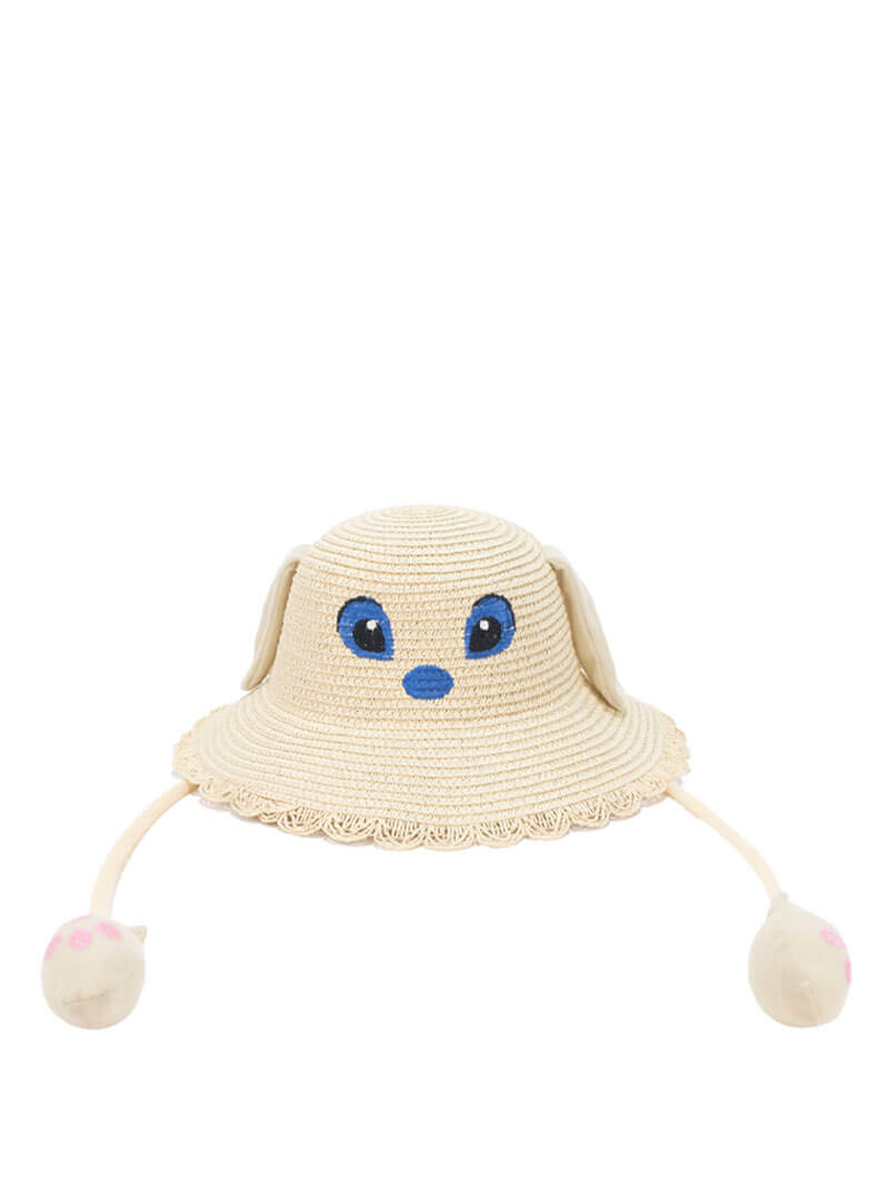 Chapeau en paille à oreilles